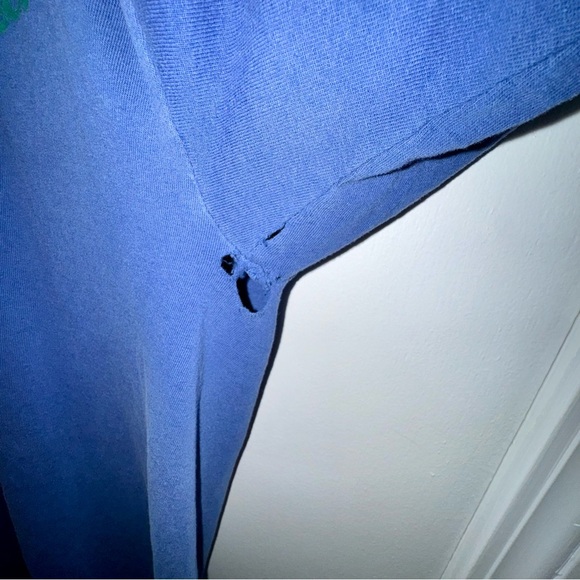 *FLAWS* Mac Miller Macadelic Blue Graphic T-Shirt - Picture 6 of 12